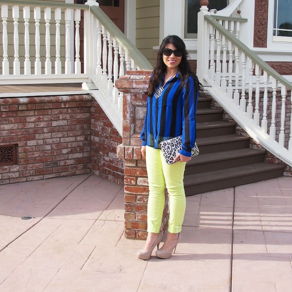 Hurley Pants - Chartreuse Skinny Pants by Hurley Hurley Pants - Chartreuse Skinny Pants by Hurley