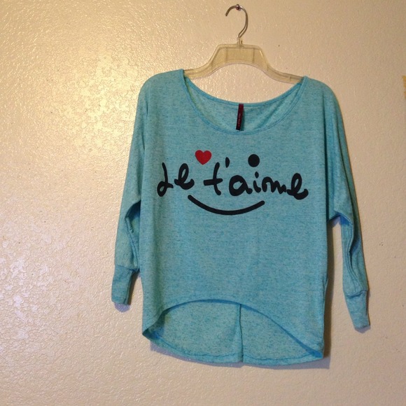 Je T'aime 3/4 top