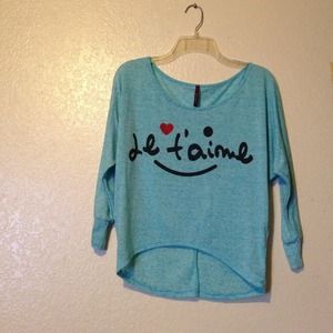 Je T'aime 3/4 top