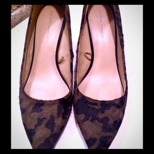 Zara pony hair shoes