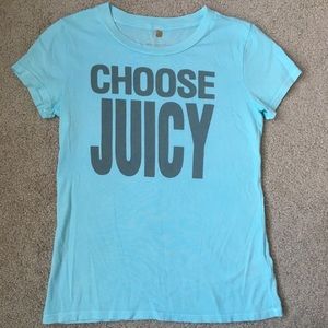 Choose Juicy baby blue t-shirt XS