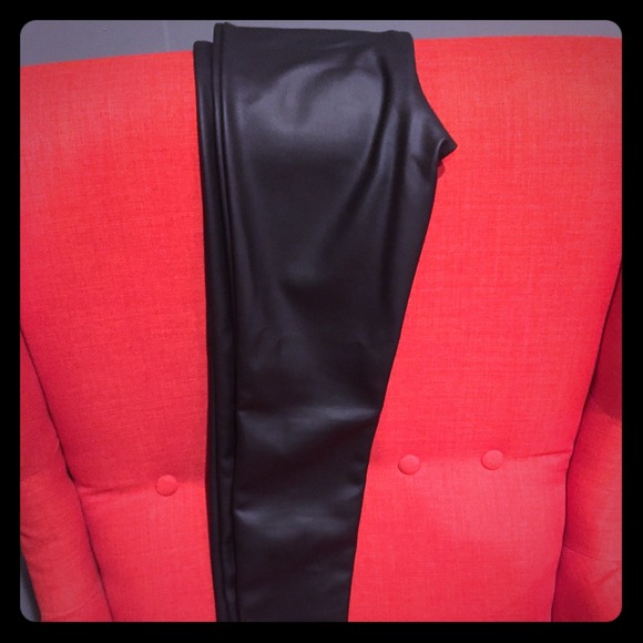 Express minus the leather high rise leggings. NWT