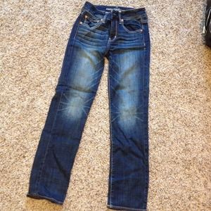 American eagle straight leg jeans size 2s
