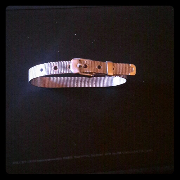 Things remembered silver mesh bracelet...