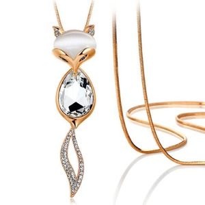 Cat's eye Crystal necklace