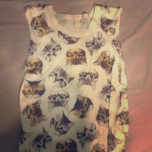 cat muscle tee
