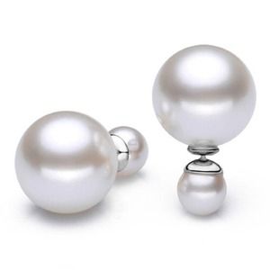 2-way pearl earrings