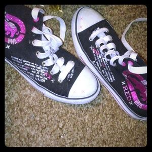 Ecco Red Hightop Converse