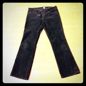 J. Crew charcoal/black cords
