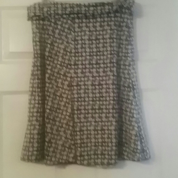 Black, white and gray skirt from Max Studio
