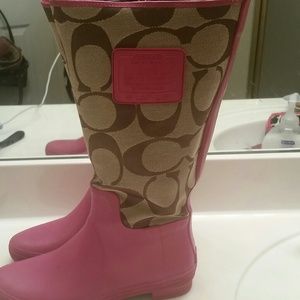 Coach rainboots