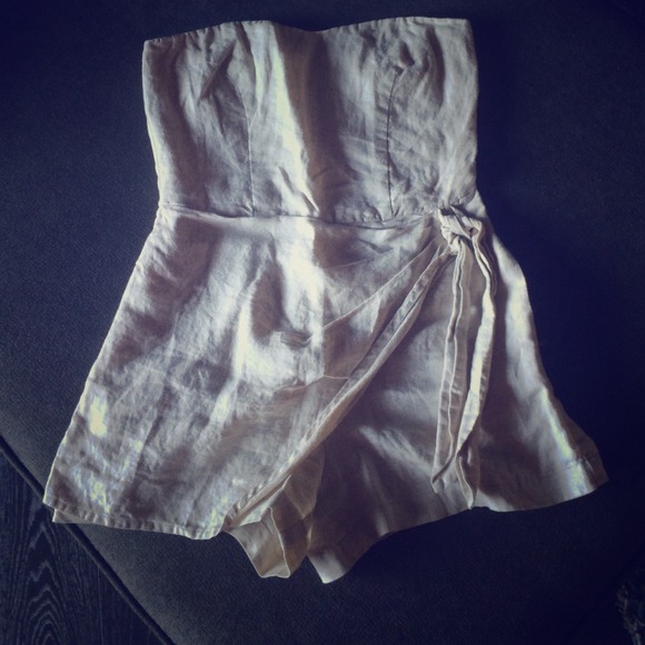 Cream/tan  linen jumper