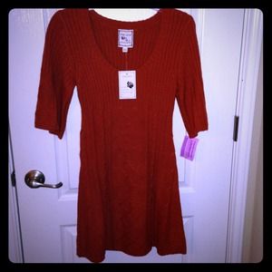 Orange NWT sweater dress