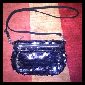 PINK Cross body sequin purse!