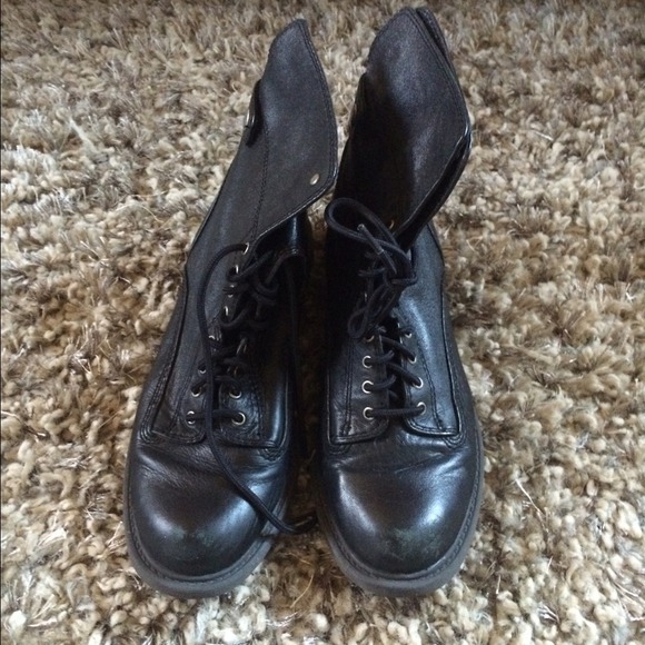 Lucky Brand combat boots