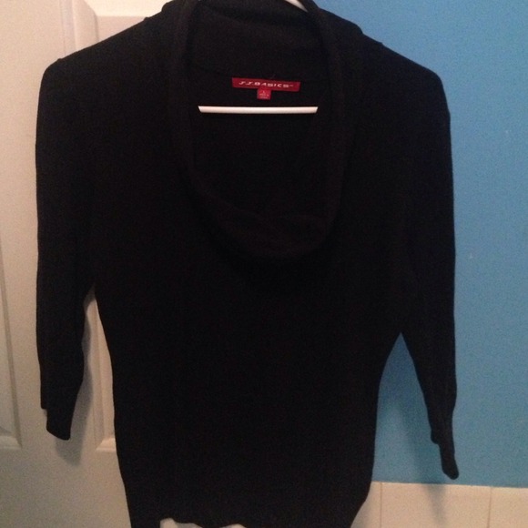 J.J. Basics Staple Loose Cowl Neck Sweater