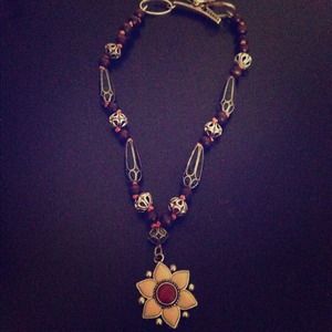 NWT Lucky brand beaded necklace