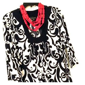 Chic blue and white dress