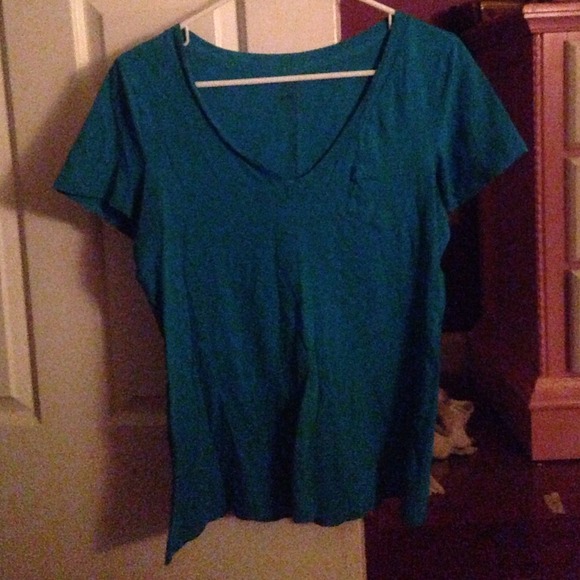 Old Navy Medium V Neck in Dark Teal