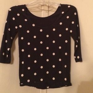 Forever 21 Navy w/ polka dots