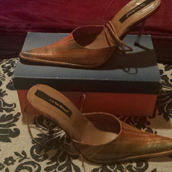 Ce fou shoo leather shoes