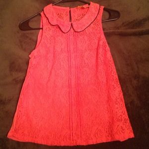 Collared Coral Shirt