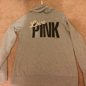Gray Victoria's Secret PINK Sweatshirt Large