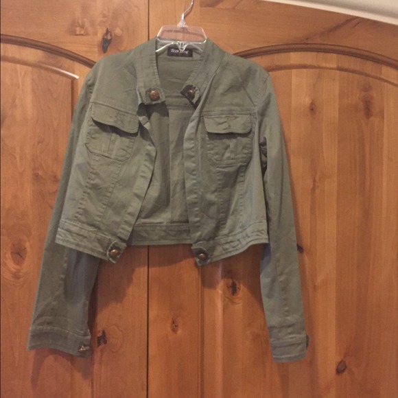 Crop army jacket