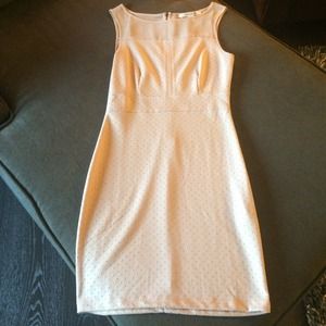 Pale pink cocktail dress with studs