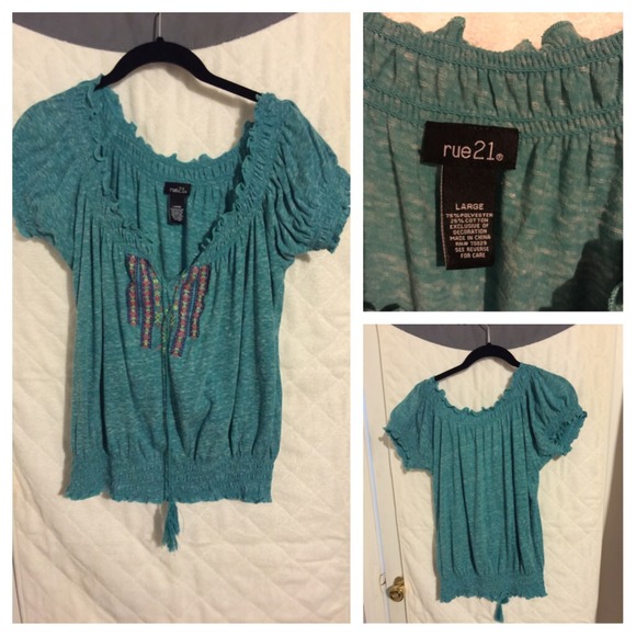 Teal top