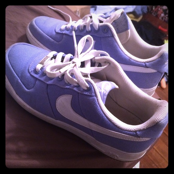 Blue Nikes