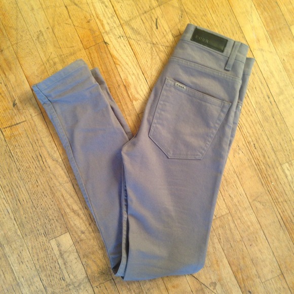 POUR High waisted grey skinny jeans - Picture 1 of 4