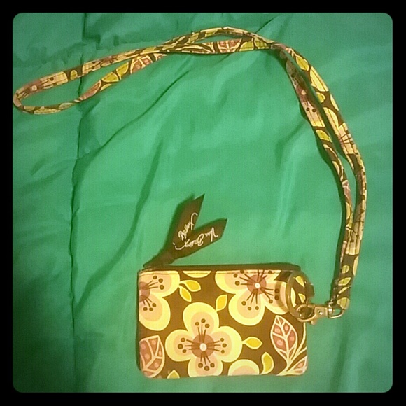 Vera Bradley ID holder & lanyard