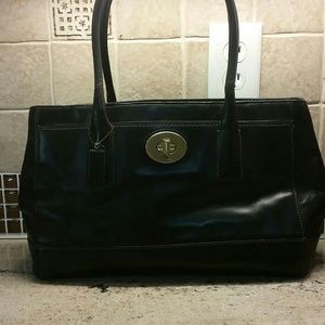 Black coach purse