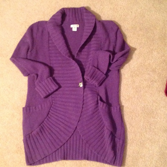 Purple chunky sweater size XL