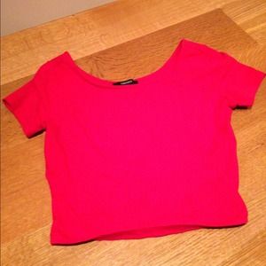 Red Forever 21 Crop Top