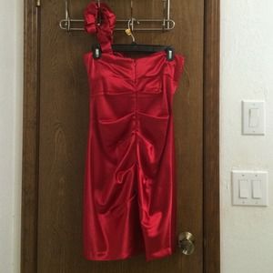 Shelby Nites One Shoulder Red Dress Sz 16.    (71) main image 0
