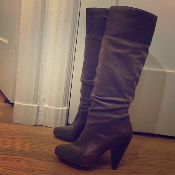 Jessica Simpson Suede Classic Slouch boots
