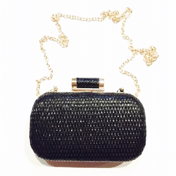 Black Evening Clutch - Picture 2 of 4