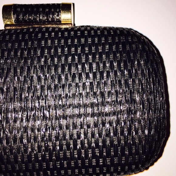 Black Evening Clutch - Picture 3 of 4