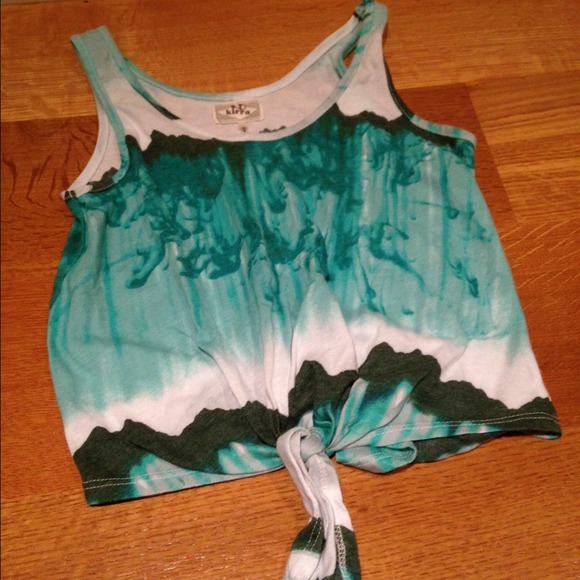 Tie dye Blue Tank Top