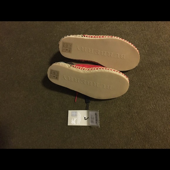 Burberry 'Mulloy' Check Espadrille Toddler Sz.12.5 - Picture 2 of 3