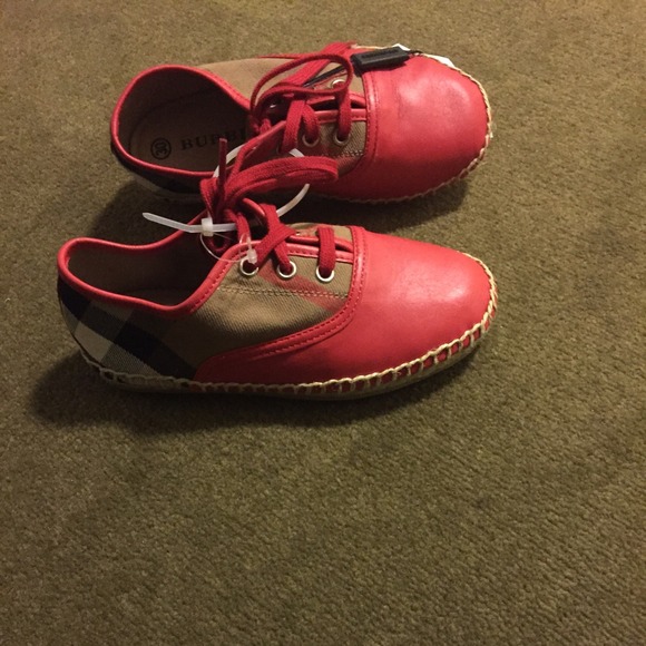 Burberry 'Mulloy' Check Espadrille Toddler Sz.12.5 - Picture 3 of 3