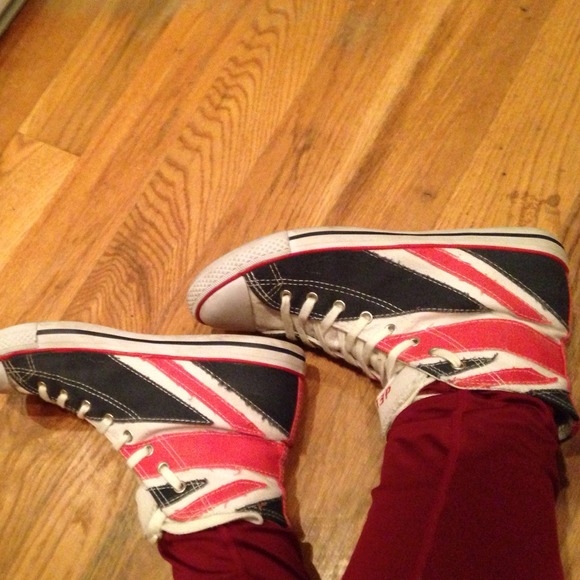 🇬🇧British flag high tops🇬🇧 - Picture 3 of 4