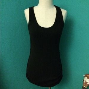 Black maternity tank