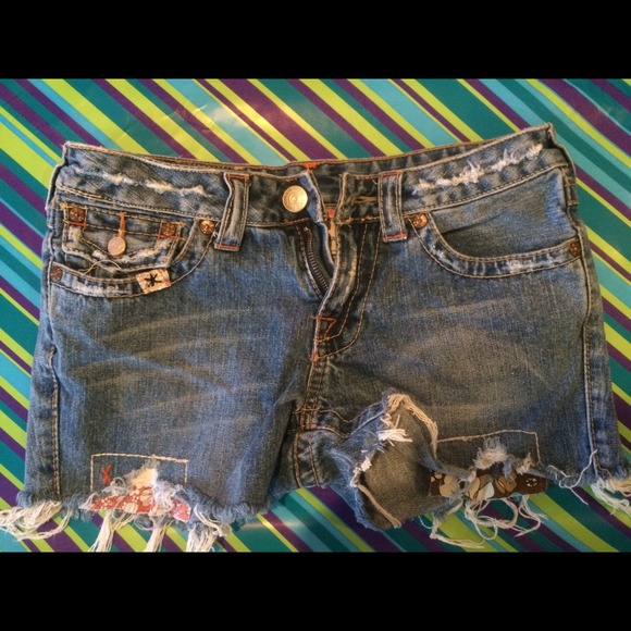 True Religion Cut Off Shorts