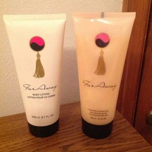 Body lotion and shower gell