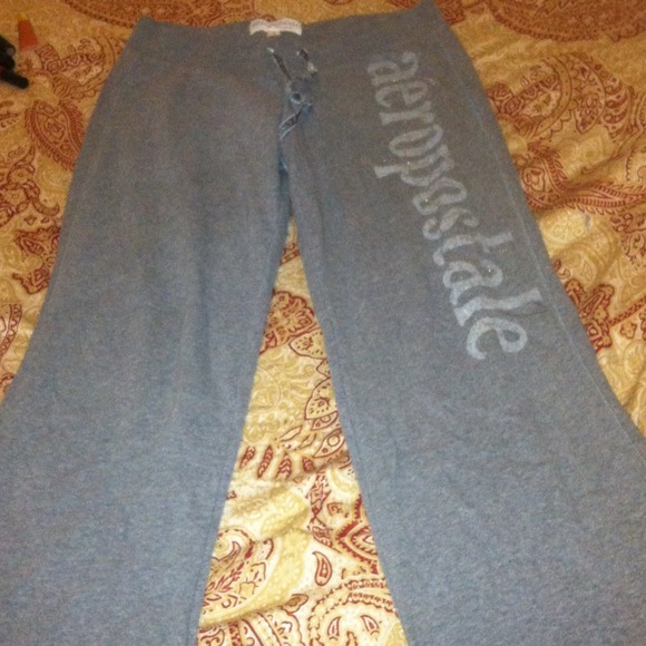 Gray original Aeropostale sweatpants