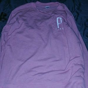 Slouchy pink sweater