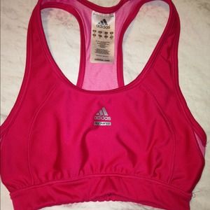 Pink Adidas Sports bra